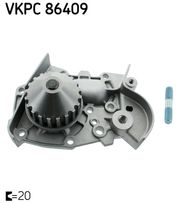 Vodné čerpadlo, chladenie motora SKF